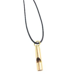 Rope Whistle Pendant Necklace