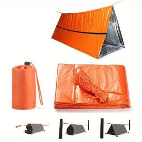 Waterproof Emergency Tube Tent - Orange