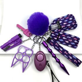 Survival Women Alarm Window Breaker Set Keychain - Style10