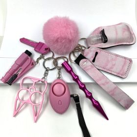 Survival Women Alarm Window Breaker Set Keychain - Style2