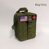 First Aid Bag - Detachable Medical Kit - Army Green