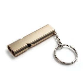 Aluminum Safety Whistle - Golden