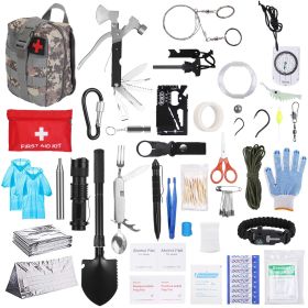 125Pcs Survival Kits First Aid Kit Supplies