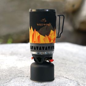 Backpacking Stove with 1.4 Liter Pot; Gas