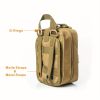 First Aid Bag - Detachable Medical Kit - Army Green